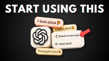 How to Branch Your Conversation with ChatGPT Into MULTIPLE Threads