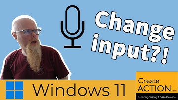 Changing the audio input (microphone) in Windows 11!