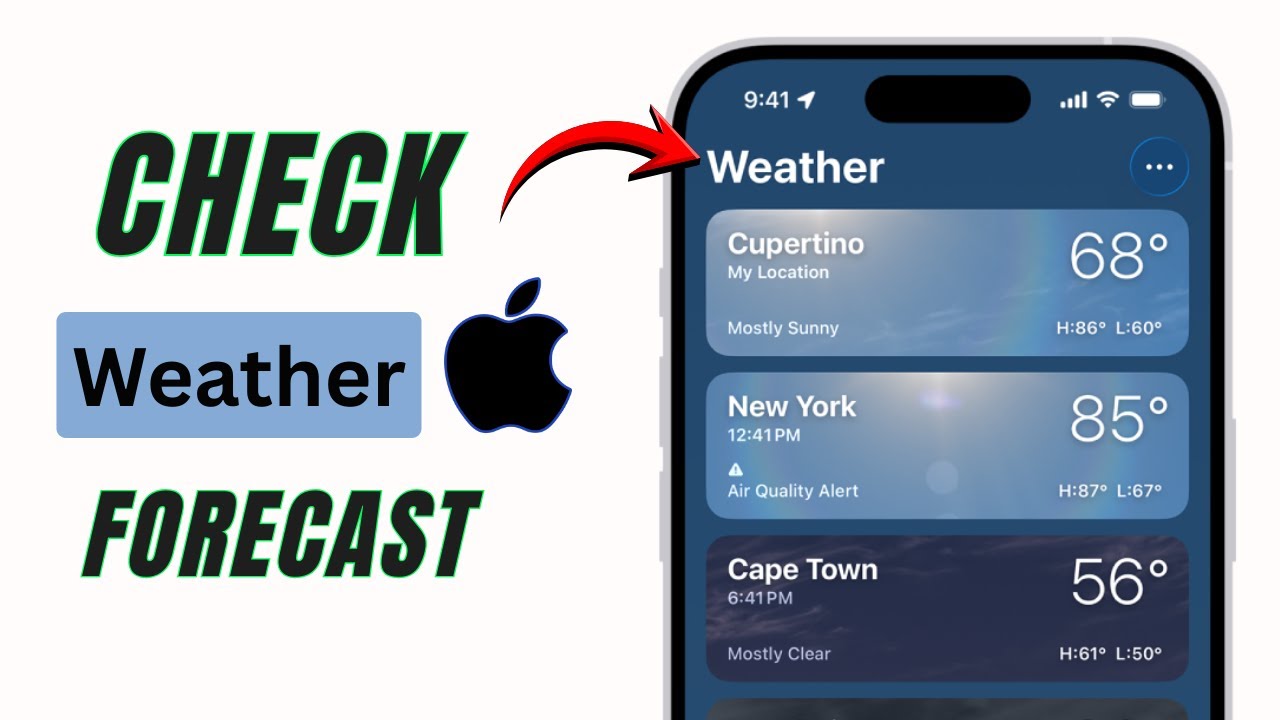 Snowfall Forecast: How to Check Weather Forecast on iPhone (Accurate & Real-Time – 2026)