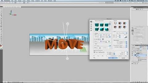 Easy 3D Extrusions in Adobe Photoshop CS5