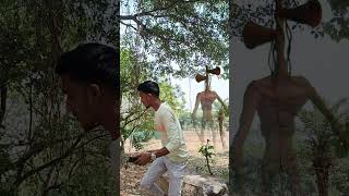 The Legend: Siren Head. 🚨||Wait for the jump scare! 😱🔥 #youtube #sirenhead