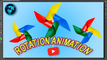 ANIMATION IN PHOTOSHOP : how to create Rotation Animation