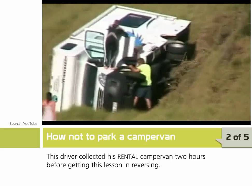 How to Reverse a Campervan - YouTube