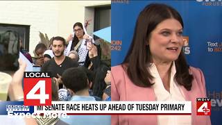 Final weekend blitz: Stevens, El-Sayed campaign across metro Detroit before primary