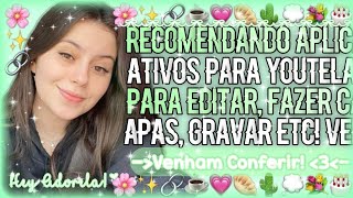 𓂅𓏲 ִֶָ ☕ Recomendando aplicativos para *Youtelas*! Para gravar, editar, e muito mais! ♡ #heyadorela screenshot 3