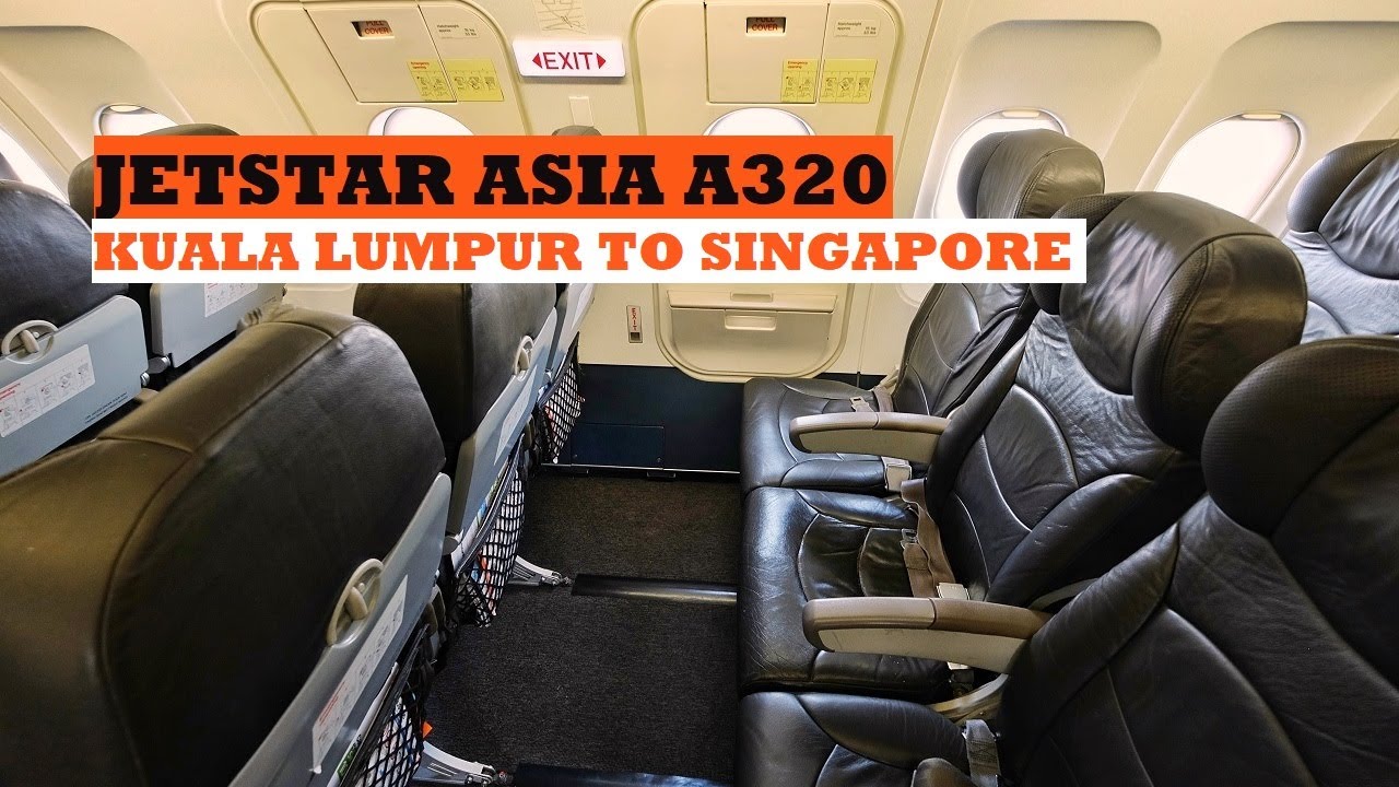 Jetstar Asia Economy Class | 3K684 Kuala Lumpur to Singapore - Airbus A320