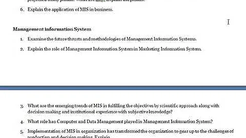 Management Information System - Explain the three basic elements  of  ‘MIS’