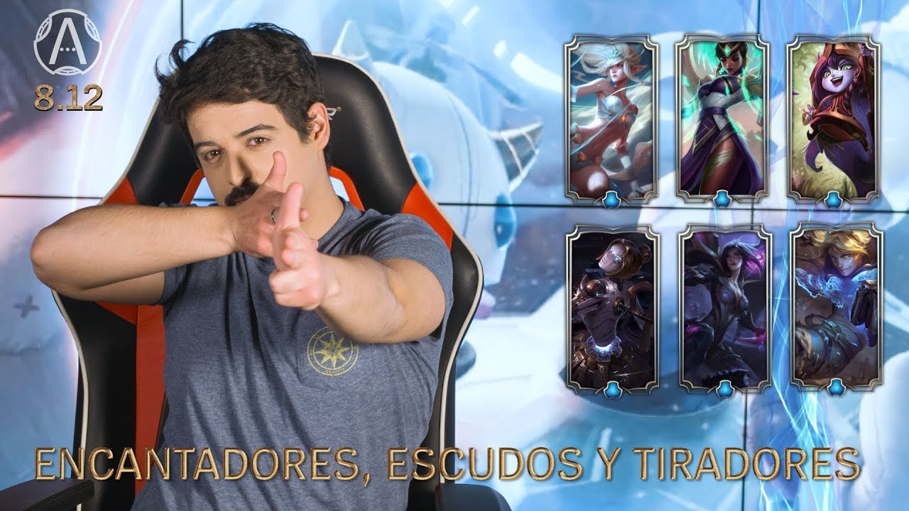 league of legends champions [ Actualizando… ] 8.12 - Encantadores, Escudos y Tiradores | Jugabilidad - League of Legends