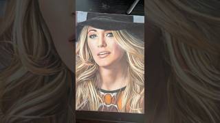 Blake Lively Portrait Finished! Pastel Pencil Reveal #drawing #artist #shorts