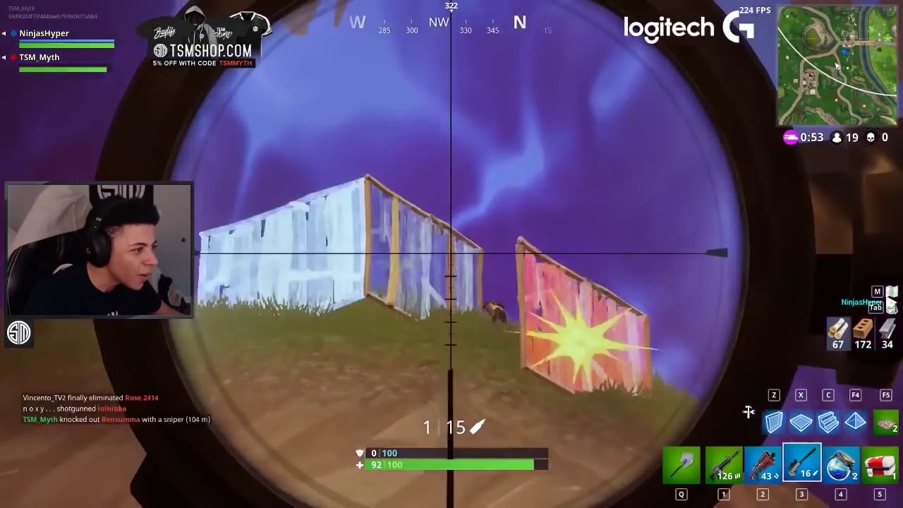 Fortnite- Myth and Ninja Duos Montage