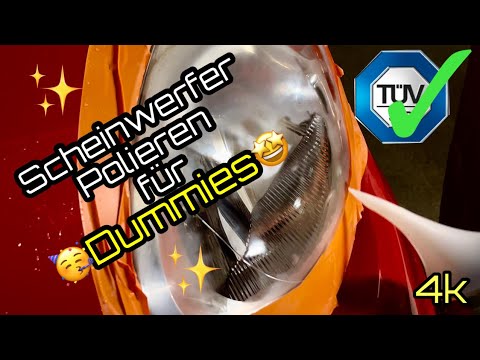 Aliexpress Scheinwerfer Polieren für Dummies 😂