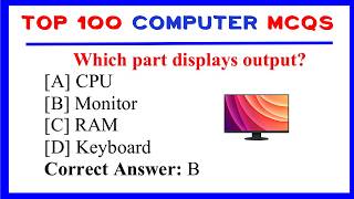 Computer 100 MCQs with Answers | Computer GK MCQs Quiz | 100 Important Questions for Exams screenshot 5
