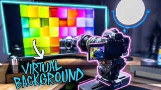 Use Your Computer's Display as a Virtual Photo/Video Backdrop!