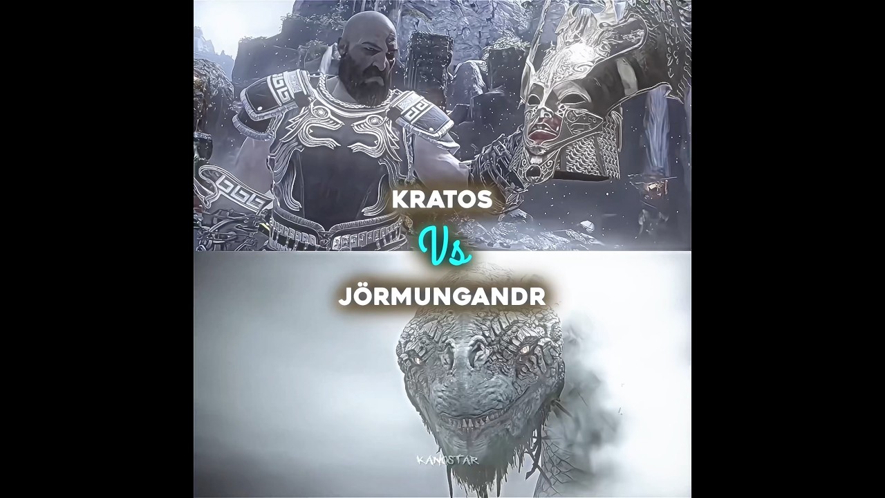 Kratos vs J&ouml;rmungandr (God Of War)