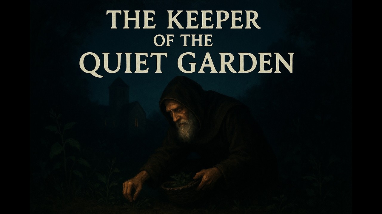The Keeper of the Quiet Garden (complete) | Sleep Story with Rain and Black Screen