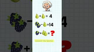 Guess the Fruit Math Puzzle! 🍎🍌🧮 Can You Solve It? - #quiz #puzzle #math #maths