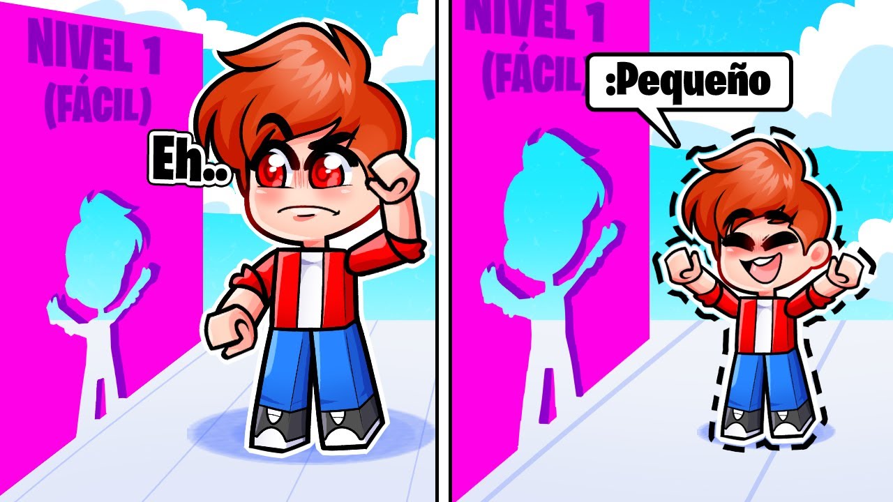 Este Obby de Roblox te deja CAMBIAR DE TAMAÑO... 👀