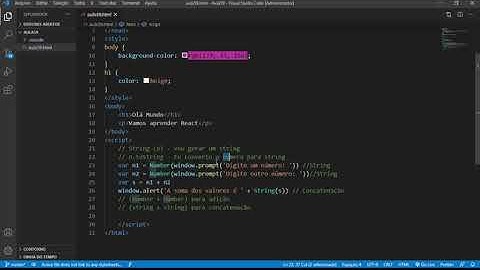 VsCode - Guardando o número no [prompt] e Converter [String] para [Number] (#59)