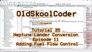 Tutorial 35.11 - Adding Fuel Flow Control