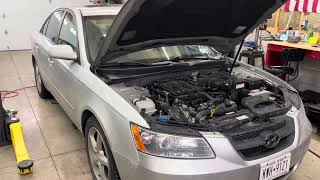 2008 Hyundai sonata - engine misfire diagnosis - replacing spark plugs & coil pack