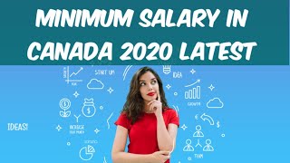 Canada 2020 | minimum salary in ...