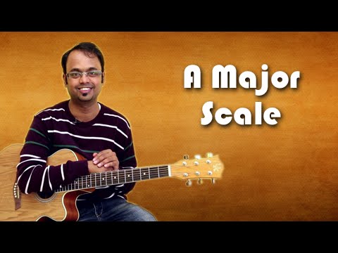 How To Play  A Major Scale  Guitar Lesson For Beginners