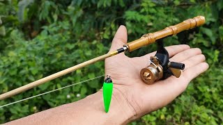 Great Creativity ... 👍 Membuat Reel Spinning Mini Terbaik - Amazing Reel Hand Made