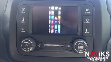 2016 Jeep Renegade Uconnect 5" RA2 NAViKS Video Interface Add Smartphone Mirroring