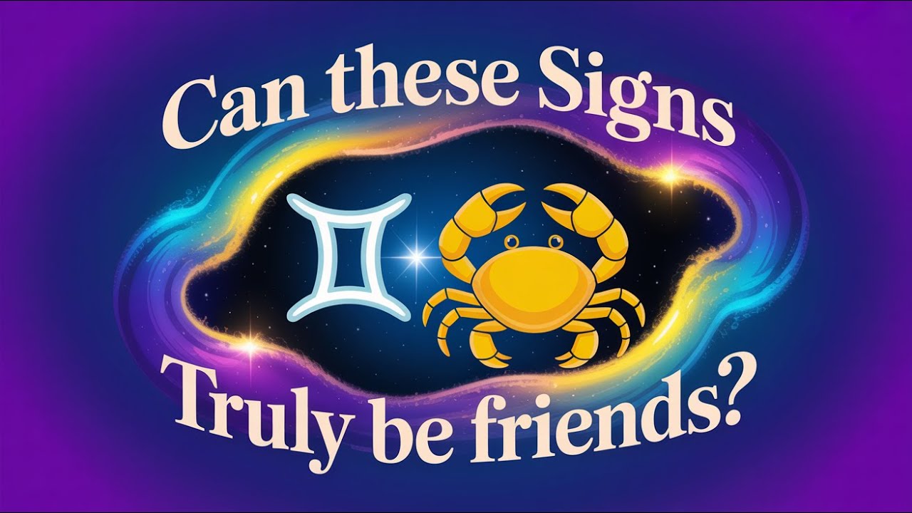 Are Gemini and Cancer Compatible as Friends