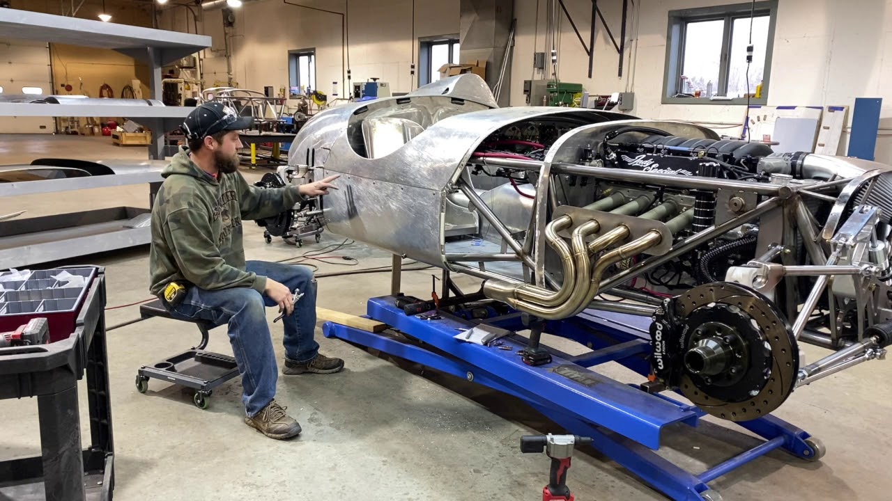 Troy Indy Special Handformed Aluminum Body Panel Alignment Stretchformed, 2,200 pound