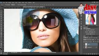 تعليم فوتوشوب وضع صورة فى النظارة الشمسية - درس 78.avi