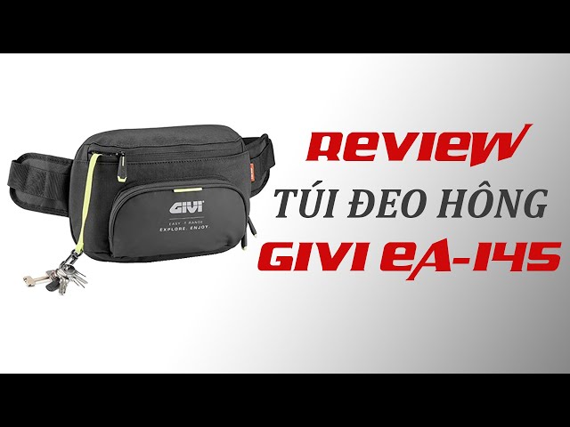 TÚI ĐEO HÔNG GIVI EA145 VỪA RA MẮT CÓ CHỨA ĐƯỢC NHIỀU ĐỒ