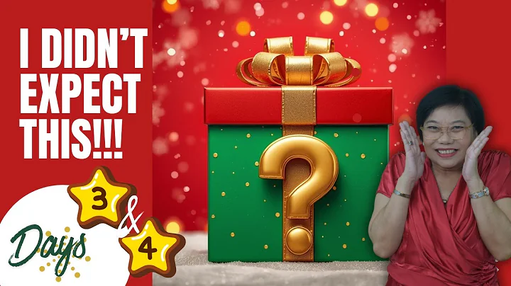 I Didn’t Expect THIS! 😱 | Advent Calendar Crafting 2025 Day 3 & 4