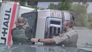Dashcam Captures Dramatic U-Haul Chase
