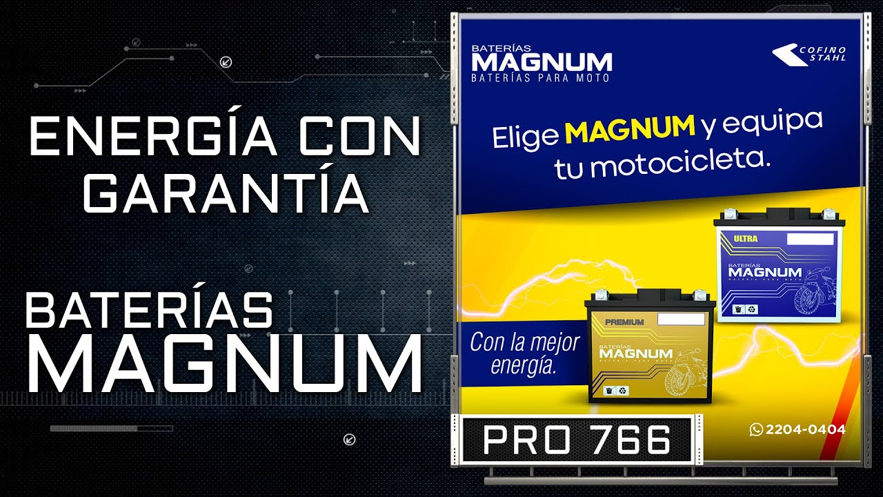 04 MAGNUM | ENERGÍA CON GARANTÍA, BATERÍAS Y PLUMILLAS MAGNUM - YouTube