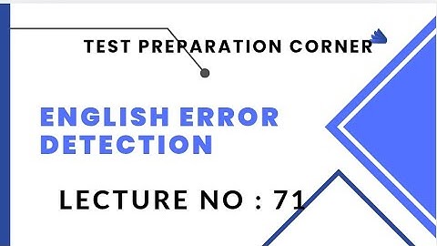 Error Detection lecture No:71 |BPS 5 to BPS 15 |Spcs |FBR |FIA| MPT|HST/SST|PST|JEST