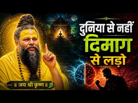 दुनिया से नहीं दिमाग से लड़ना सीखो। Premanandji maharaj motivational video, Premanandji letest video