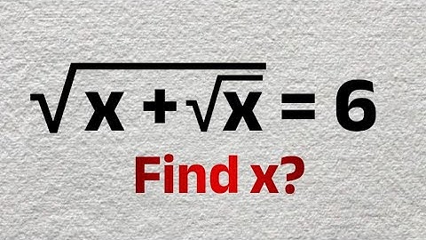 VIRAL Nested Radical Equation | Can You Solve This? | Mastering Algebra - SAT, ACT, GCSE Maths 