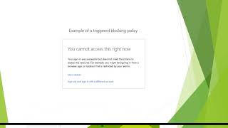 Conditional Access Overview