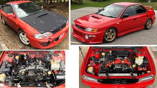 Insane 700 Hour Subaru Restoration  Start To Finish  Jdm Gc8 Wrx Type Ra