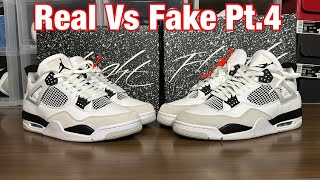 Air Jordan 4 Military Black Real Vs Fake Review Pt. 4 Air Jordan 4 Military Black Real Vs Fake Review Pt. 4