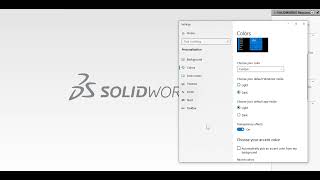 Sync your SOLIDWORKS theme with Windows 10 (Dark Mode/Light Mode)! screenshot 3