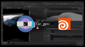 Houdini - Procedural Car Generator HDA Digital Asset