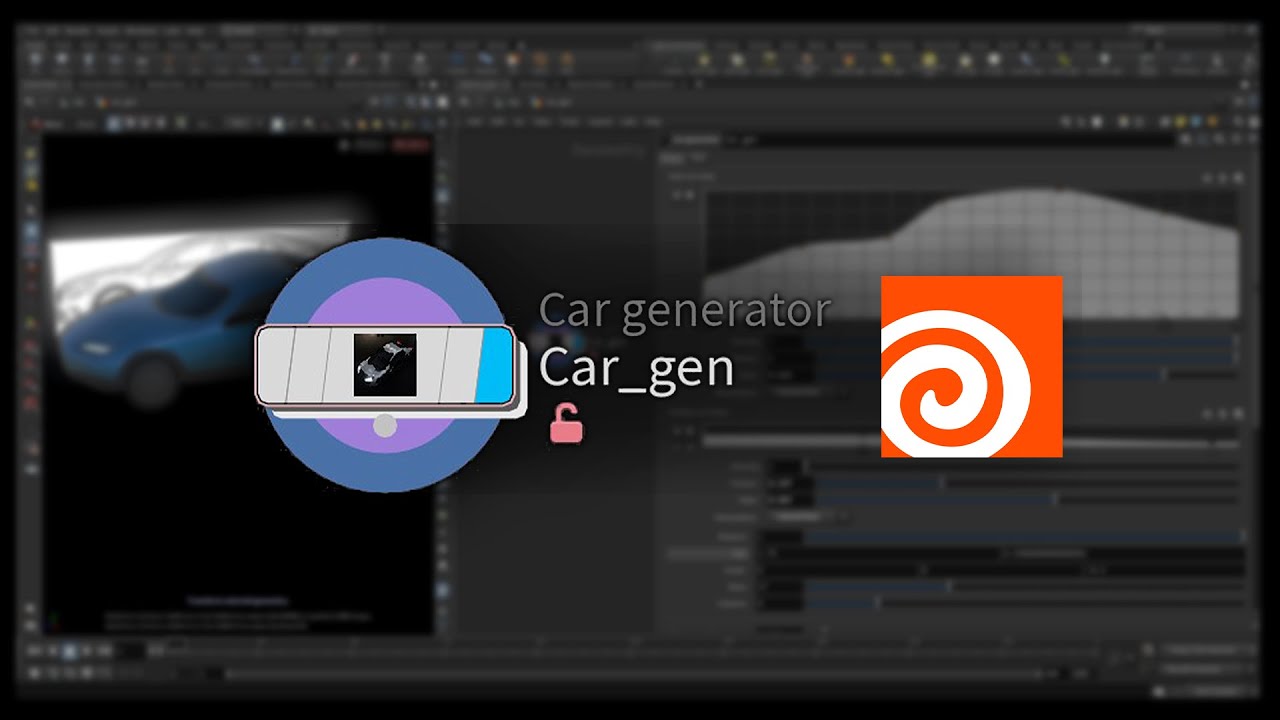 Houdini - Procedural Car Generator HDA Digital Asset - YouTube