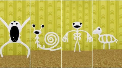 [UPDATE] Find the 4 New Skin in Backrooms Morphs 😲😲😲