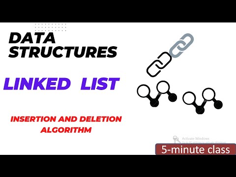 Insertion and Deletion in Singly Linked List | How to insert and delete ...