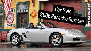 SOLD: 2005 Porsche Boxster - 5-Speed Manual - 72K Miles - Clean Carfax - $19,900