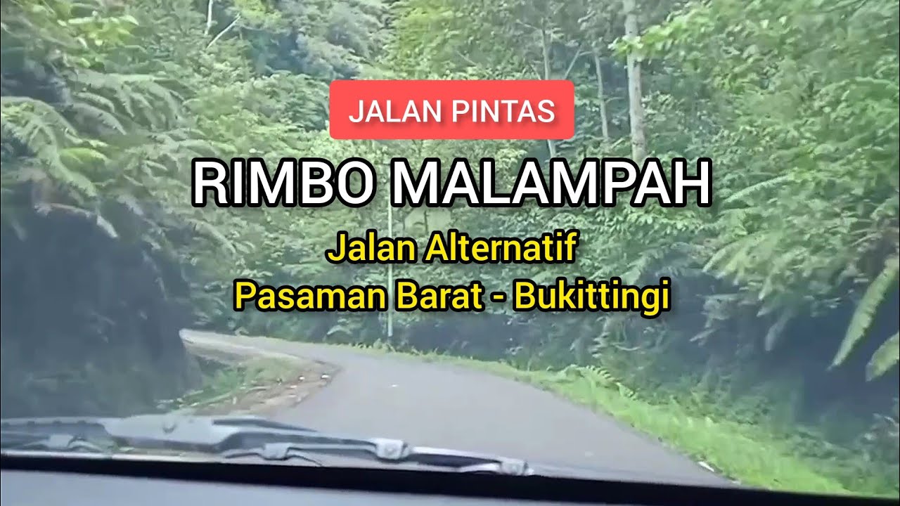 RIMBO MALAMPAH Jalan Pintas Pasaman Barat - Kumpulan - Bukittinggi | Orang Sumbar Wajib Tahu!!!