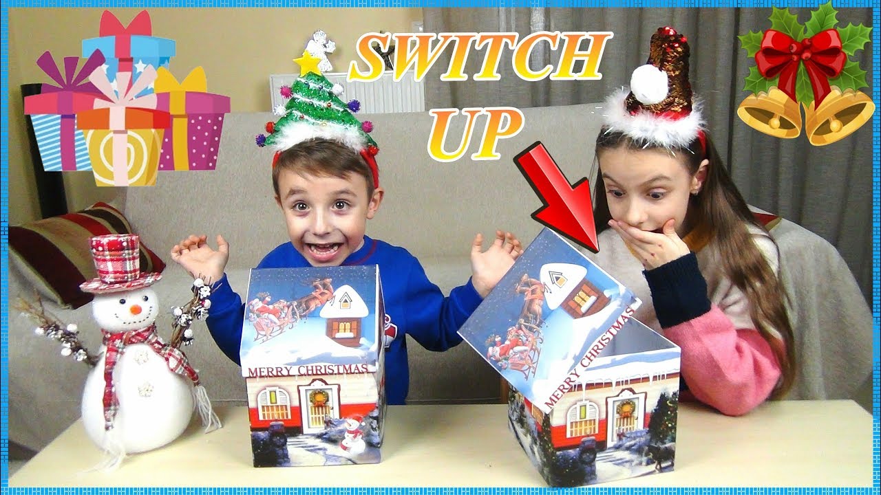 SWITCH - UP CHRISTMAS CHALLENGE!ΜYΣΤΙΚΟ ΚΟΥΤΙ CHALLENGE!PrincessToniaVlog !