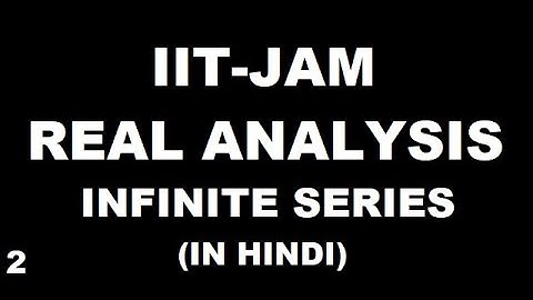 convergence of G.P SERIES   #real analys #iitjam #infiniteseries